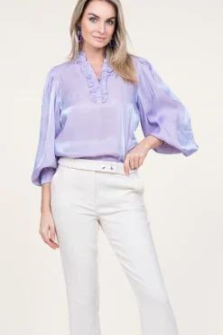 Shiny Top Tamari | Purple... | Aaiko | Little Soho