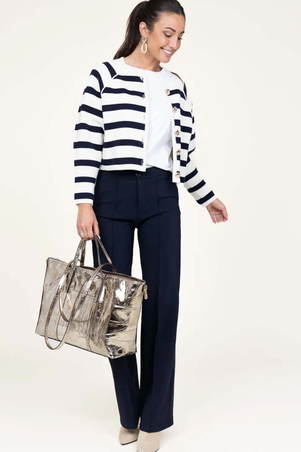 Shopper Superlight | Gold... | Gianni Chiarini | Little Soho