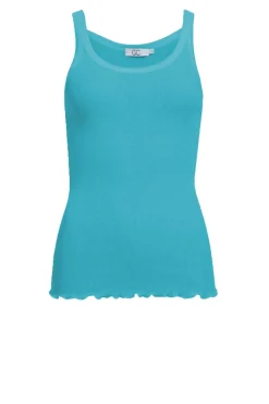 Silk Rib Top Faith | Blue... | Cc Heart | Little Soho
