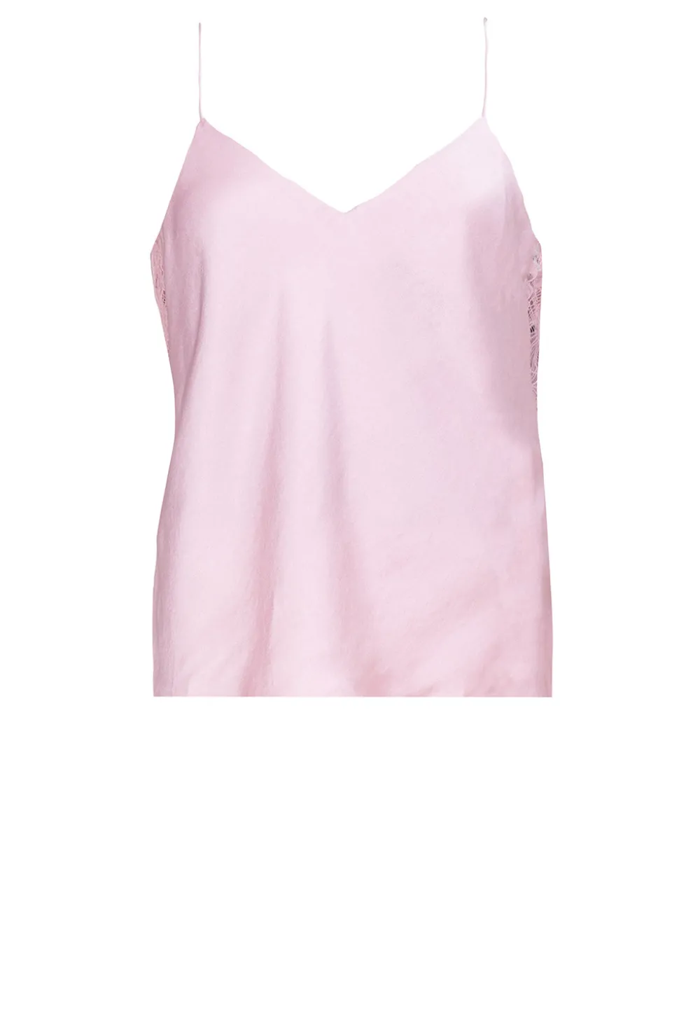 Silk Top With Lace Clarisse | Pink... | Ba&Sh | Little Soho