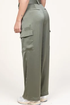 Silk Trousers Cary | Green... | Ba&Sh | Little Soho