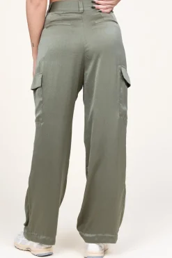 Silk Trousers Cary | Green... | Ba&Sh | Little Soho