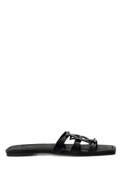 Slipper With Logo Annabel | Black... | Ibana | Little Soho