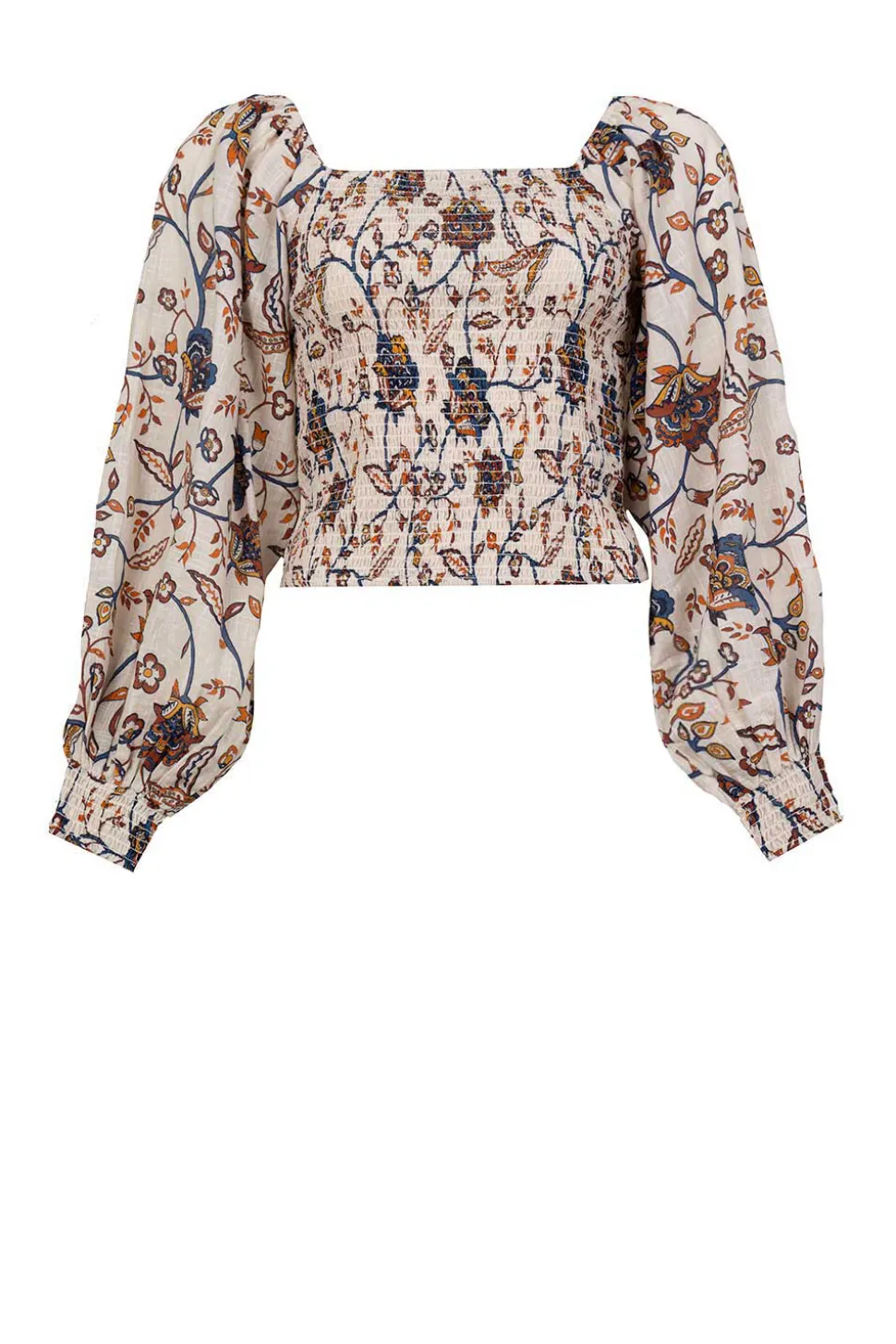 Smocked Top Marla | Natural... | Stella Forest | Little Soho