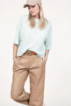 Soft Alpaca Blend Sweater Hiaru | Green... | Dante 6 | Little Soho