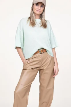 Soft Alpaca Blend Sweater Hiaru | Green... | Dante 6 | Little Soho