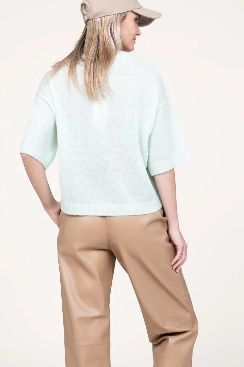 Soft Alpaca Blend Sweater Hiaru | Green... | Dante 6 | Little Soho