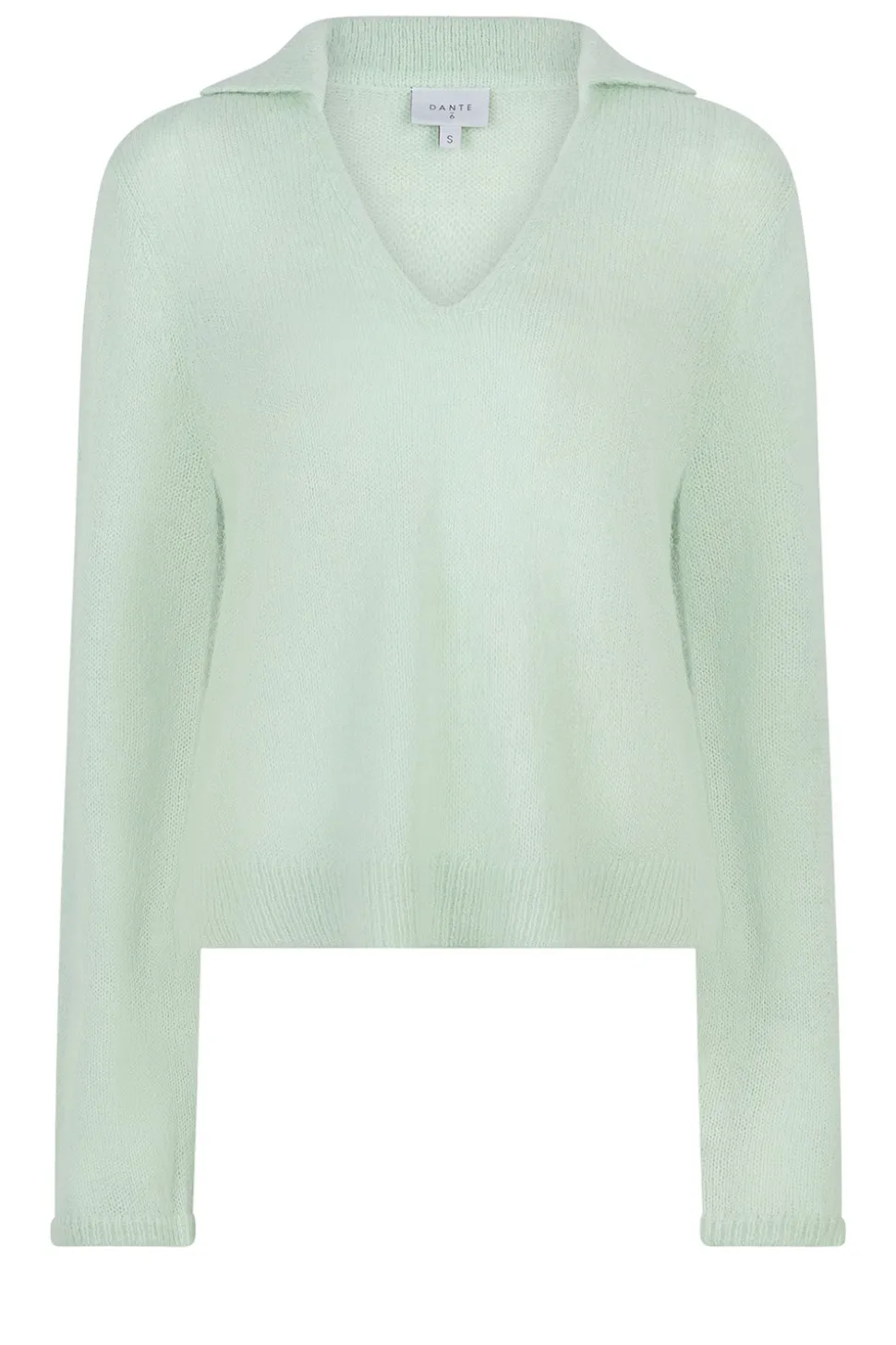 Soft Alpaca Blend Sweater Kenza | Green... | Dante 6 | Little Soho