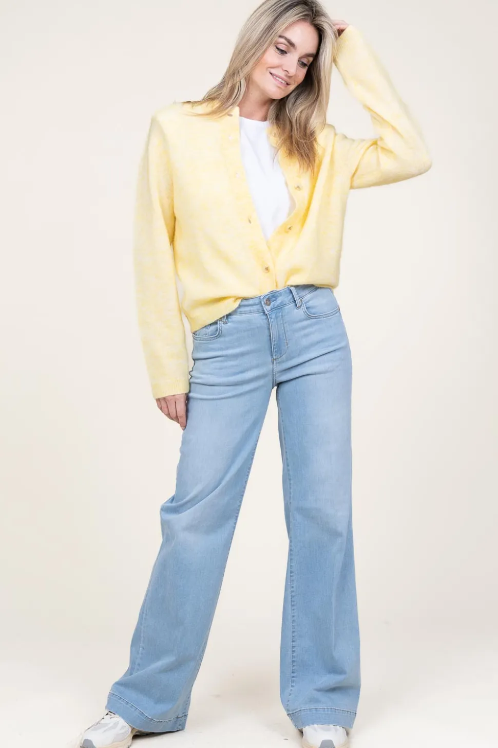 Soft Cardigan Brooke | Yellow... | Second Female | Little Soho