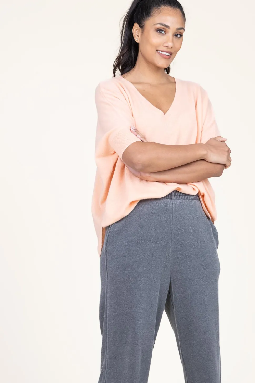 Soft Cashmere Sweater Kate | Orange... | Absolut Cashmere | Little Soho