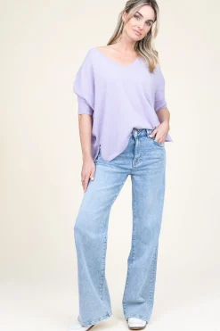 Soft Cashmere Sweater Kate | Purple... | Absolut Cashmere | Little Soho