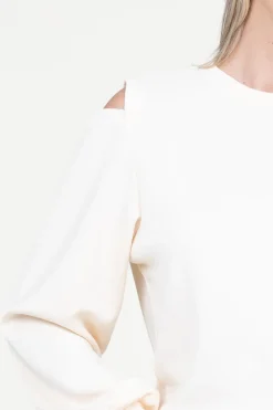 Soft Cut-Out Sweater Gioya | Natural... | Aaiko | Little Soho