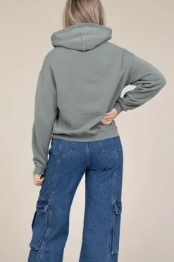 Soft Fleece Hoodie Izubird | Green... | American Vintage | Little Soho
