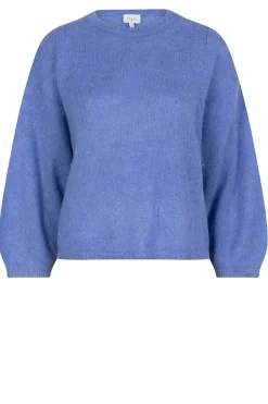 Soft Openback Alpaca Sweater Ullysa | Blue... | Dante 6 | Little Soho