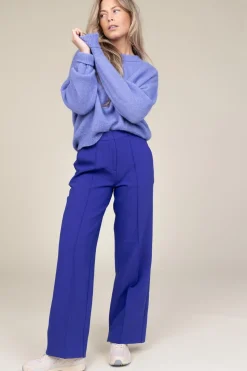 Soft Oversized Alpaca Sweater Vitow | Purple... | American Vintage | Little Soho