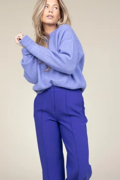 Soft Oversized Alpaca Sweater Vitow | Purple... | American Vintage | Little Soho
