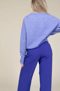 Soft Oversized Alpaca Sweater Vitow | Purple... | American Vintage | Little Soho