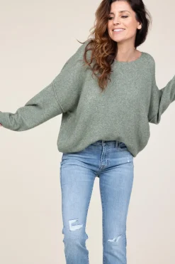 Soft Sweater Damsville | Green... | American Vintage | Little Soho