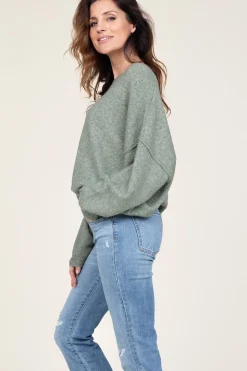 Soft Sweater Damsville | Green... | American Vintage | Little Soho