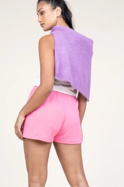 Soft Sweater Short Hapylife | Pink... | American Vintage | Little Soho