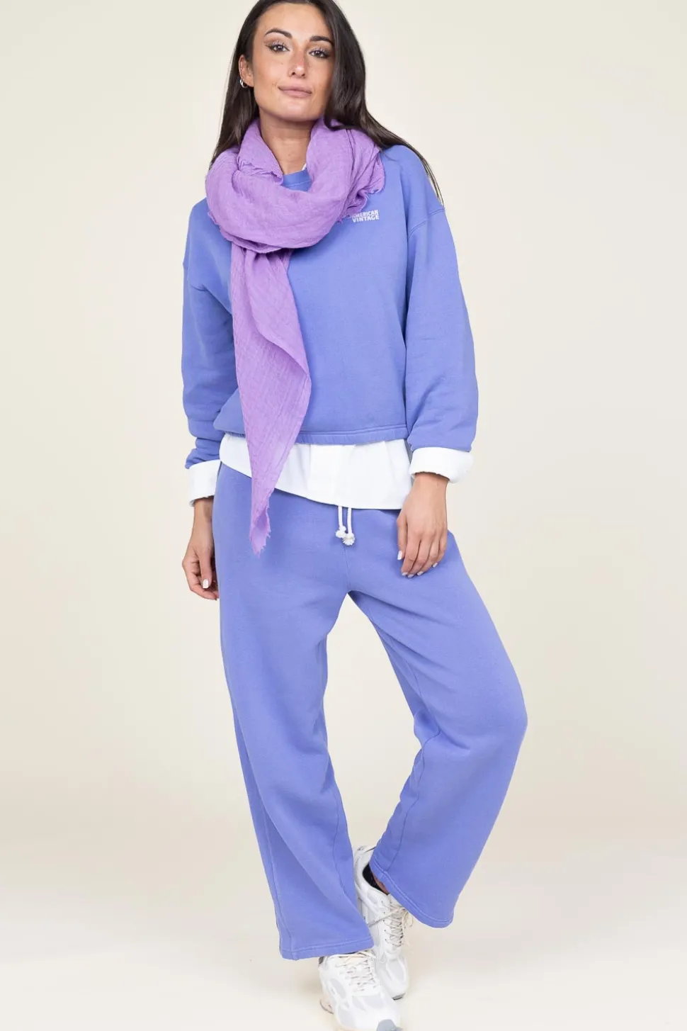 Soft Sweatpants Izubird | Purple... | American Vintage | Little Soho