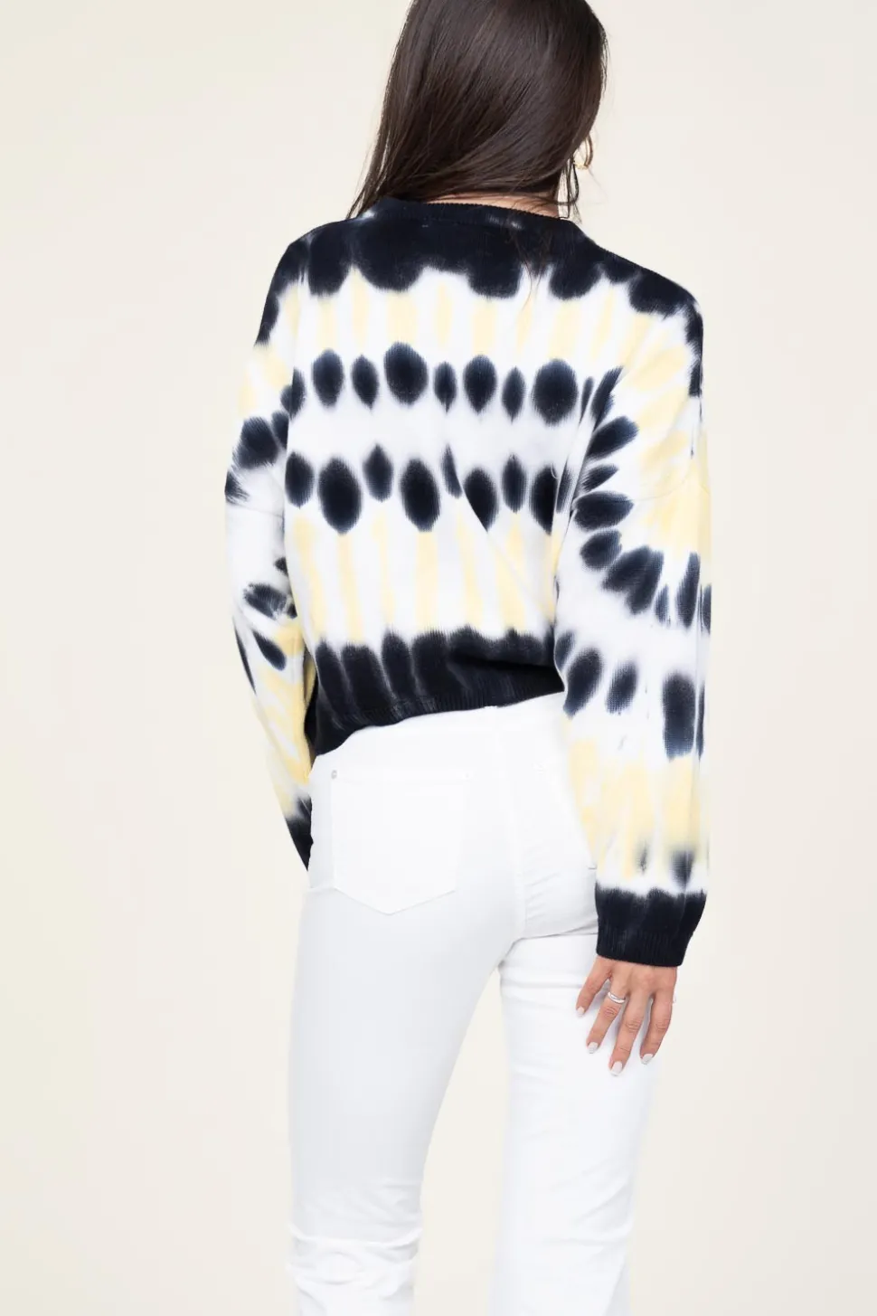Soft Tie-Dye Sweater Tutti | Yellow... | Ba&Sh | Little Soho