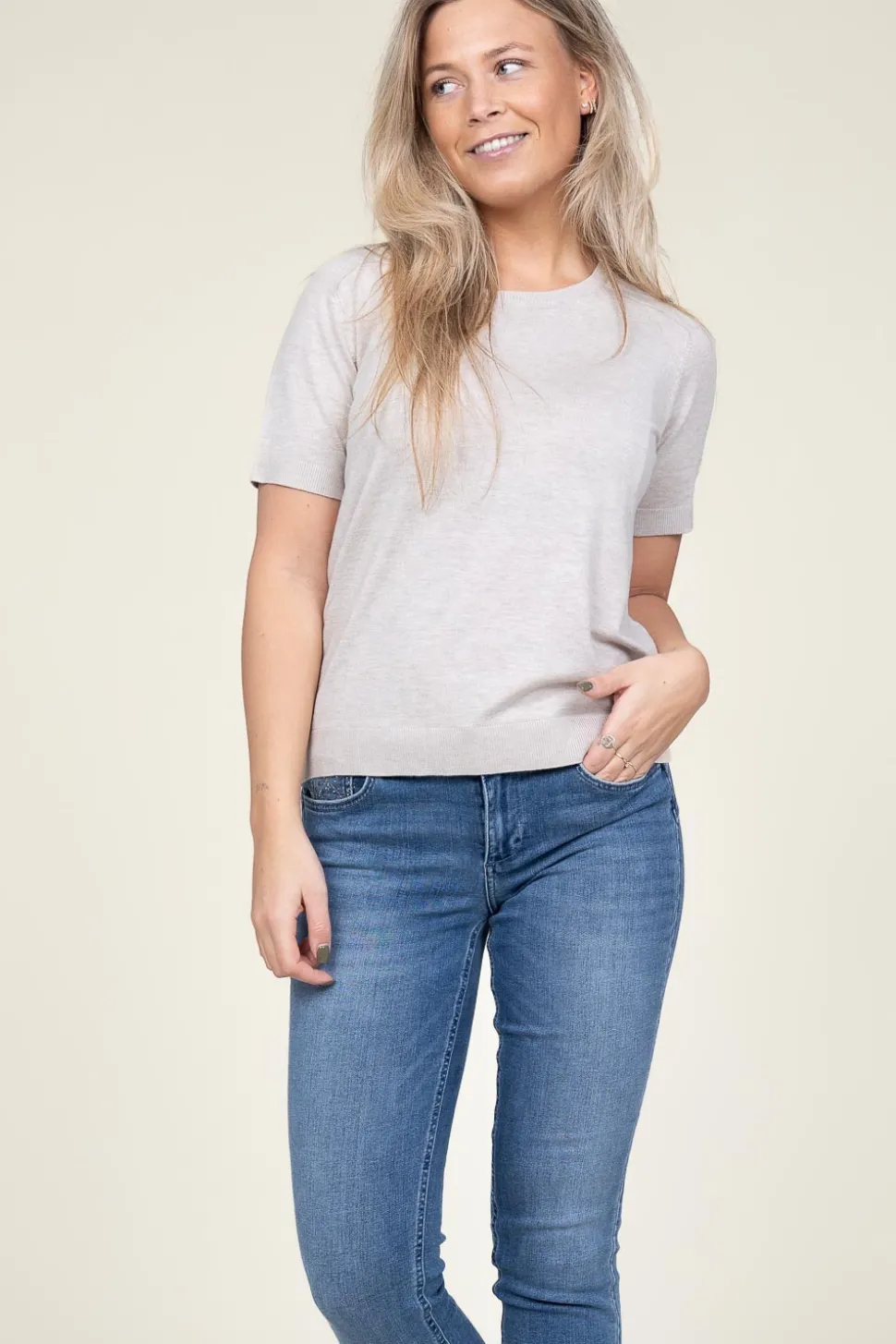 Soft Viscose Top Ella | Natural... | Cc Heart | Little Soho