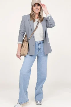 Soft Wool Mix Sweater East | Grey... | American Vintage | Little Soho