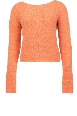 Soft Wool Mix Sweater East | Orange... | American Vintage | Little Soho