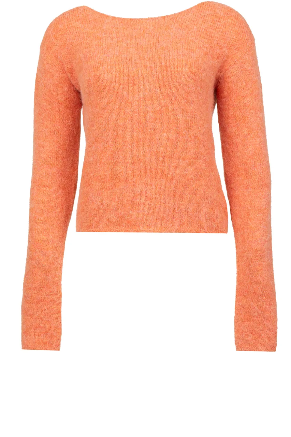 Soft Wool Mix Sweater East | Orange... | American Vintage | Little Soho