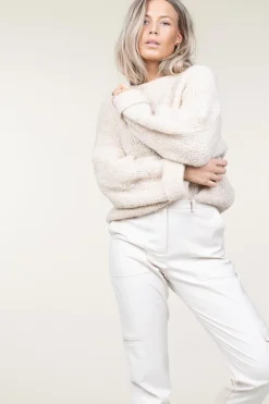 Soft Wool Mix Sweater Zolly | Beige... | American Vintage | Little Soho