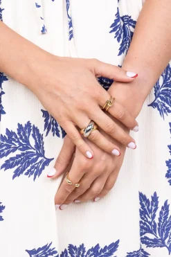 Stainless Steel Ring Better 2Gether | Gold... | Bandhu | Little Soho