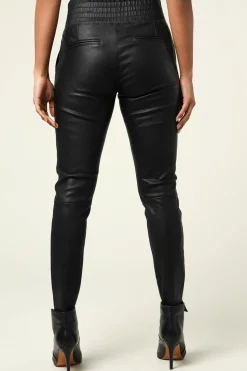 Stretch Leather Pants Colette | Black... | Ibana | Little Soho