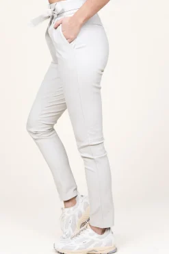 Stretch Leather Paperbag Paula | Naturel... | Ibana | Little Soho