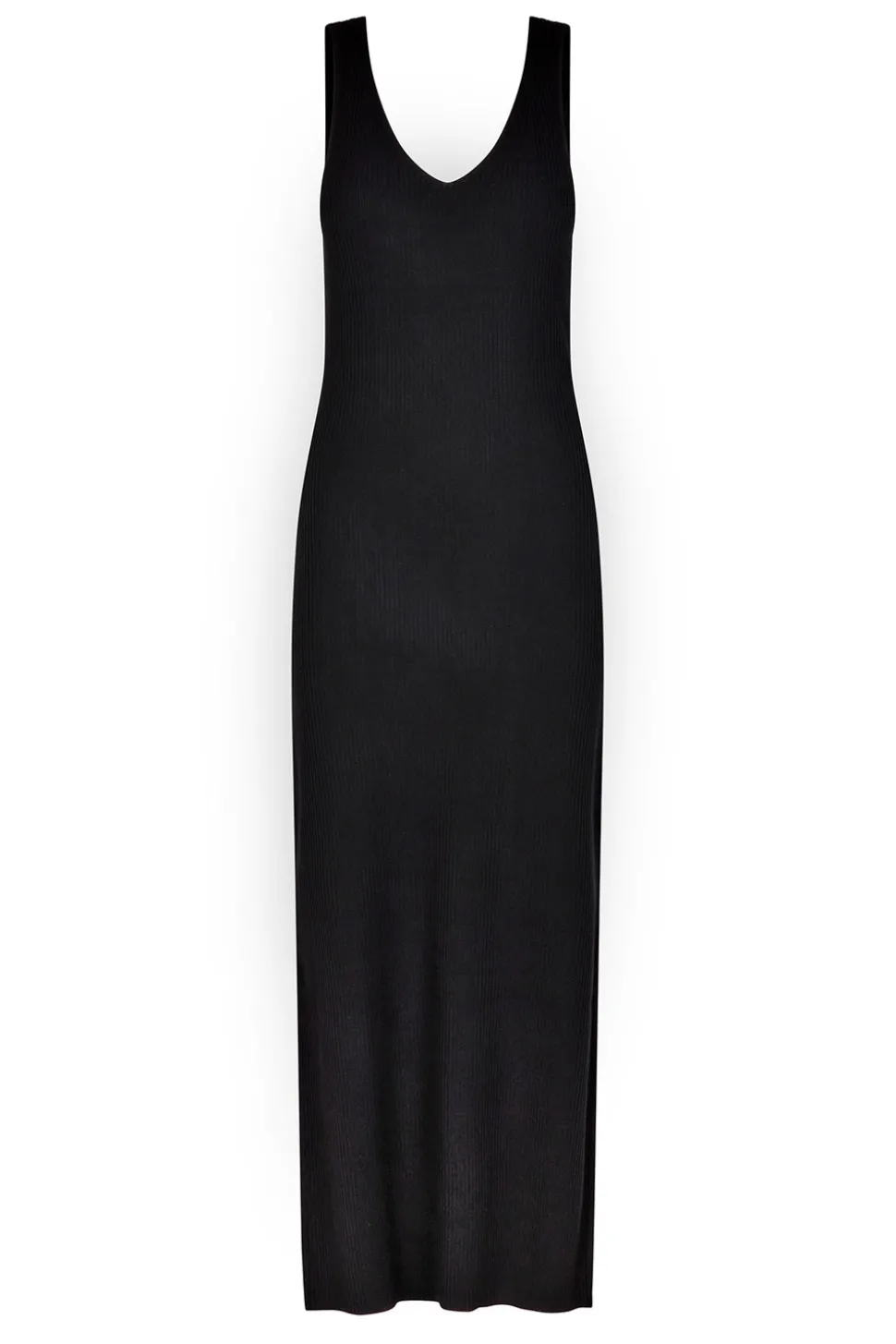 Stretch Tricot Maxi Dress Como | Black... | Second Female | Little Soho