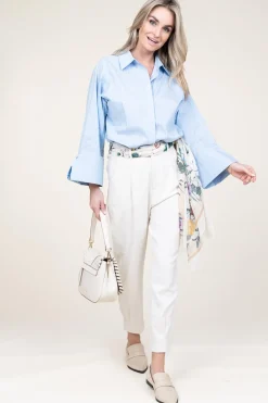 Striped Blouse Elda | Blue... | Aaiko | Little Soho