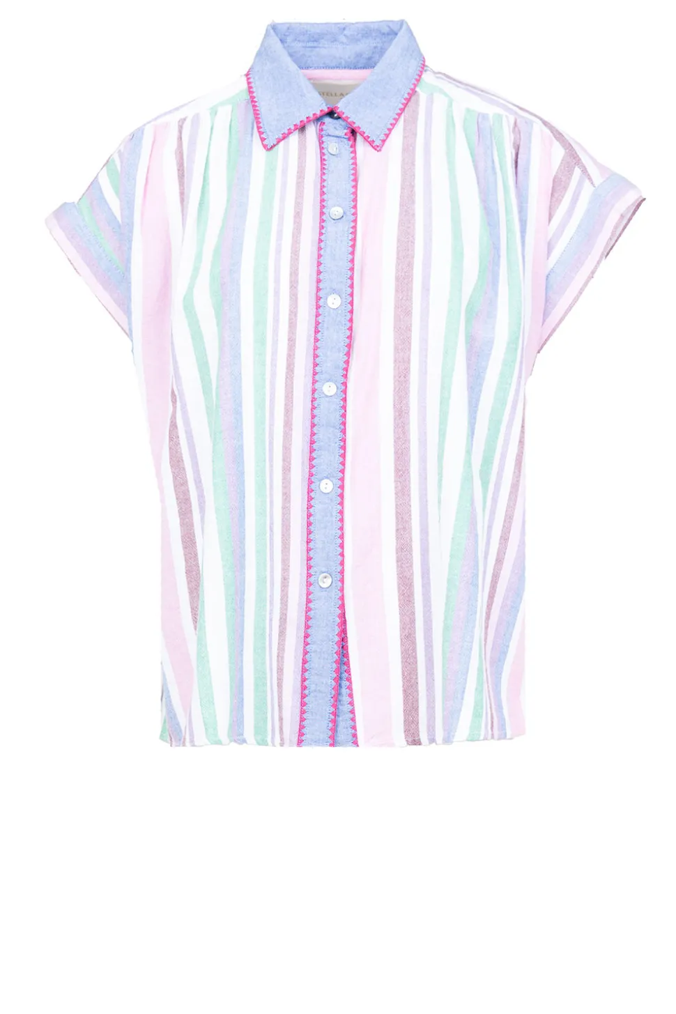 Striped Blouse Guiseppa | Multi... | Stella Forest | Little Soho