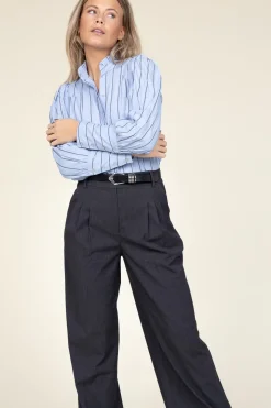Striped Blouse Ivana | Blue... | Co'Couture | Little Soho
