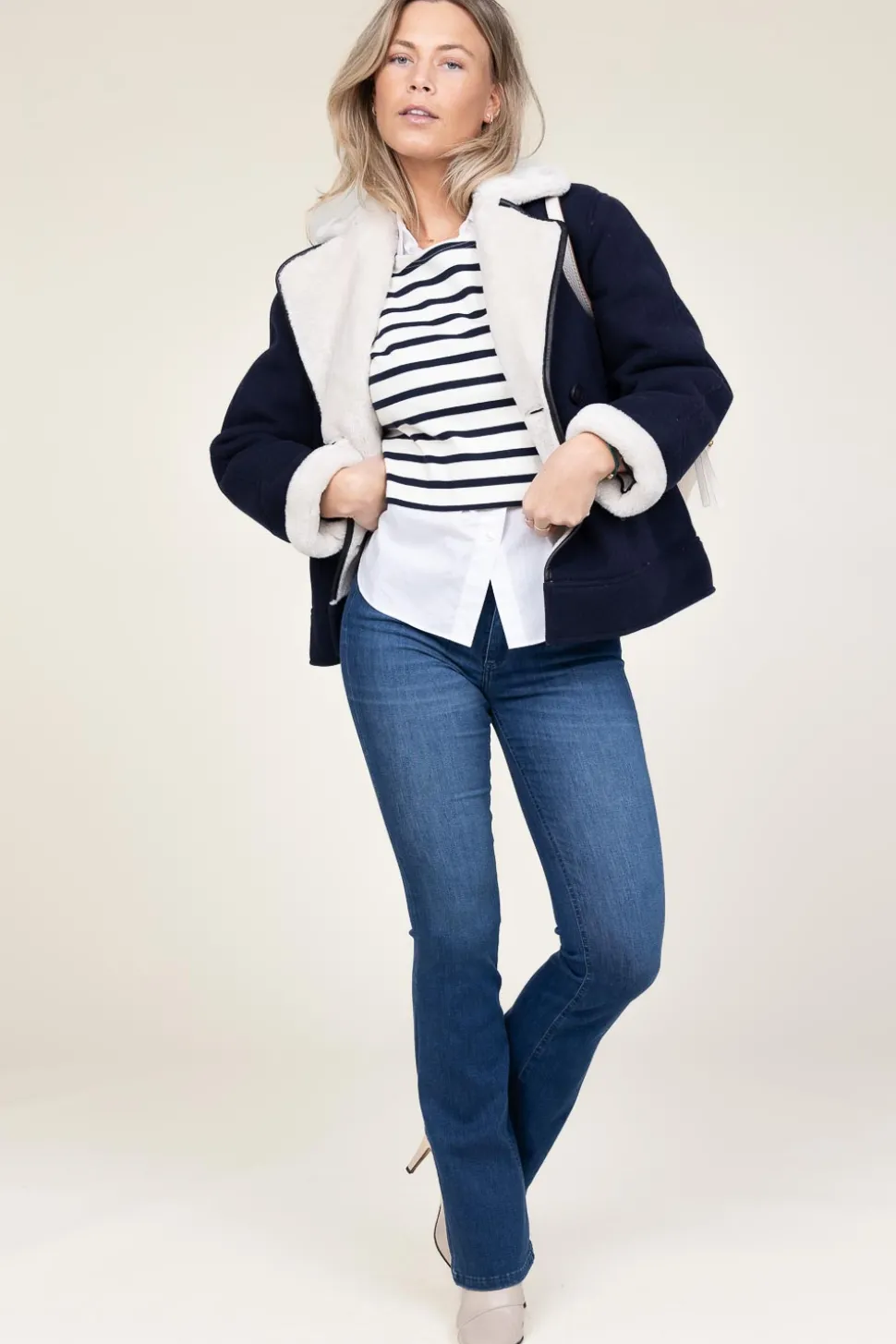 Striped Sweater Classic | Natural... | Co'Couture | Little Soho