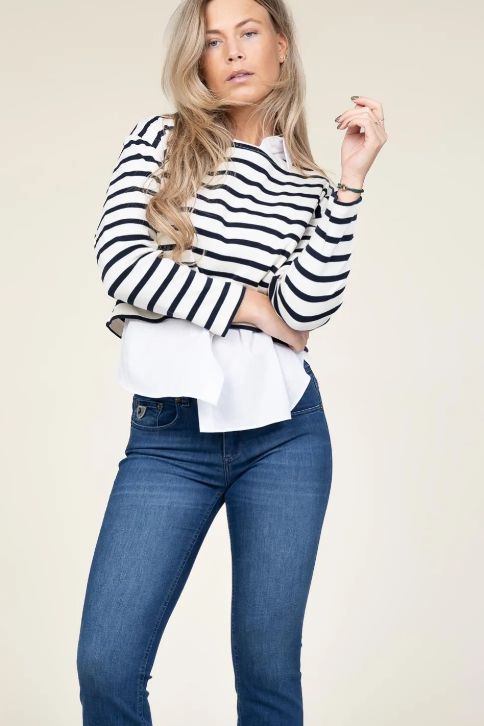 Striped Sweater Classic | Natural... | Co'Couture | Little Soho