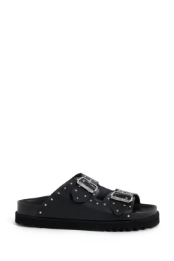 Studded Leather Sandals Beatriz | Black... | Scholl | Little Soho