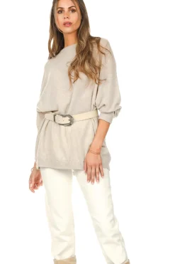 Suede Detailed Buckle Closure Janis | Natural... | Magali Pascal | Little Soho