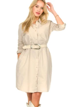 Suede Detailed Buckle Closure Janis | Natural... | Magali Pascal | Little Soho