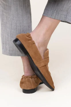 Suede Loafers Demi | Camel... | Ivylee Copenhagen | Little Soho