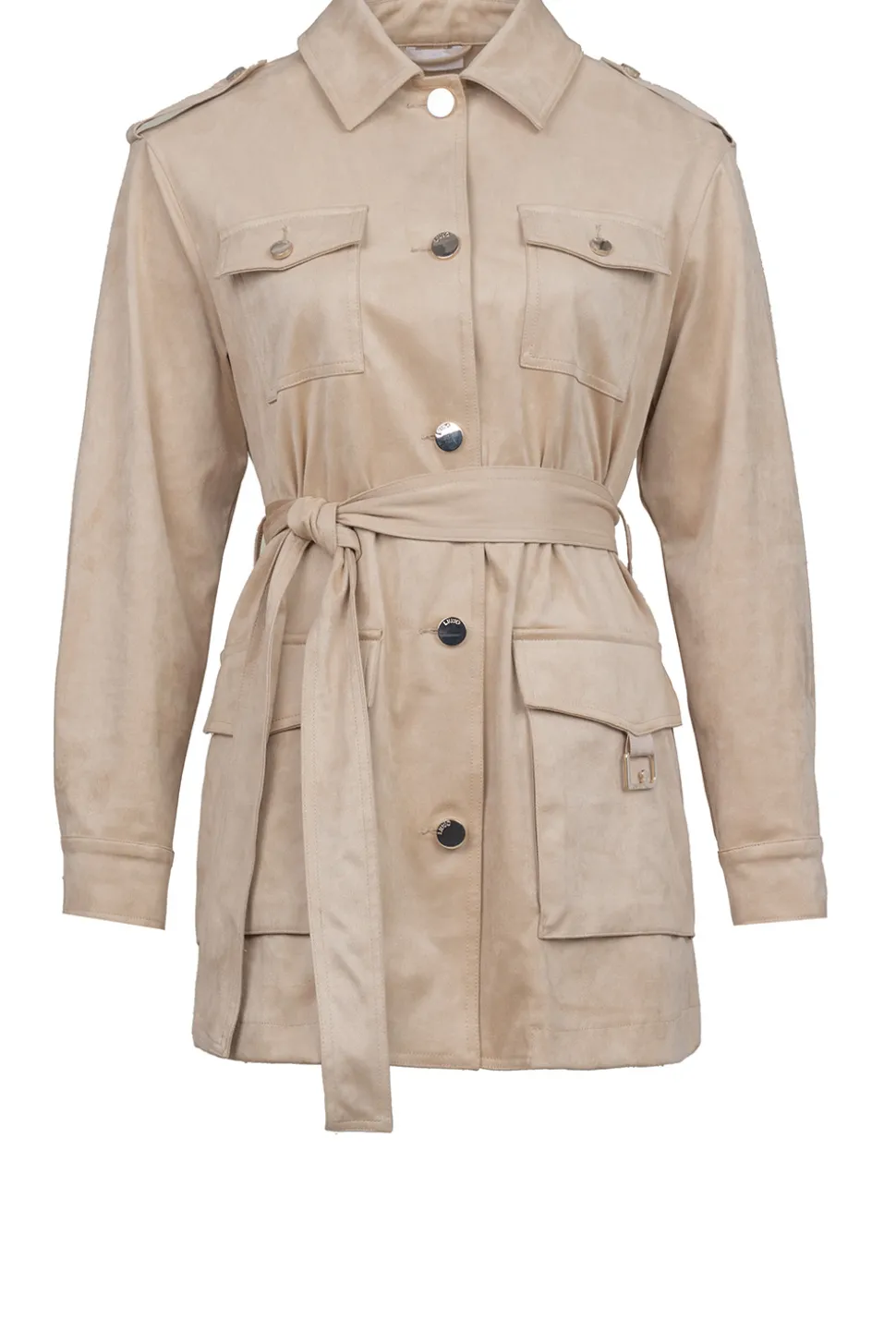 Suede Safari Jacket Tonnara | Camel... | Liu Jo | Little Soho