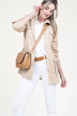 Suede Safari Jacket Tonnara | Camel... | Liu Jo | Little Soho