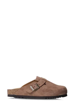 Suede Sandals Fae | Taupe... | Scholl | Little Soho