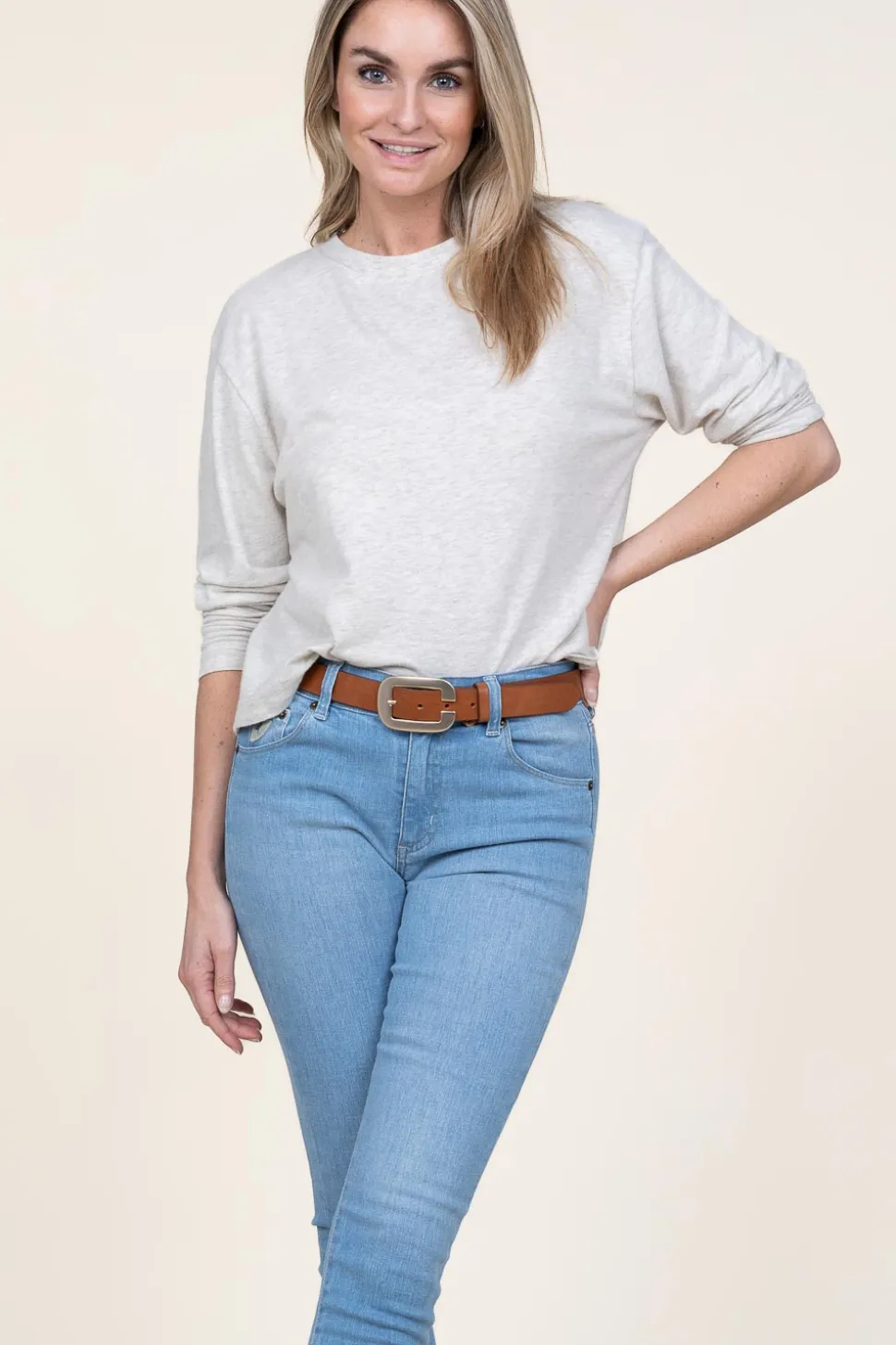 Super Soft Sweater Heather | Grey... | American Vintage | Little Soho
