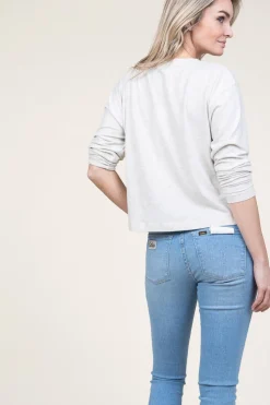 Super Soft Sweater Heather | Grey... | American Vintage | Little Soho