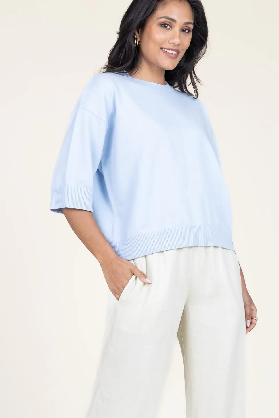 Super Soft Sweater Isidre | Blue... | Studio Ar | Little Soho